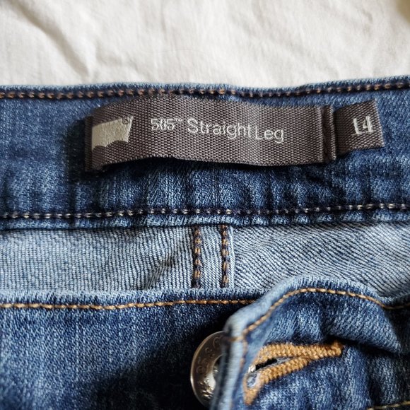 Woman's Levi's 505 jeans sz 14 S straight leg~SALE - Picture 3 of 4